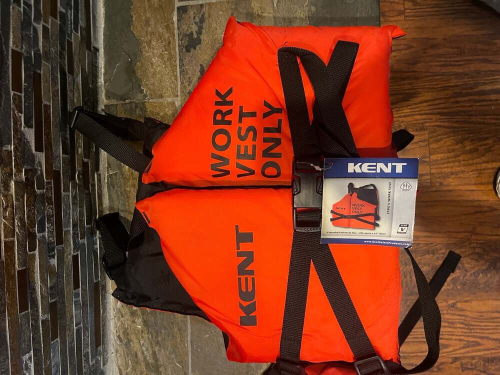 Kent Type V Work Vest Extended Universal Size Life Jacket